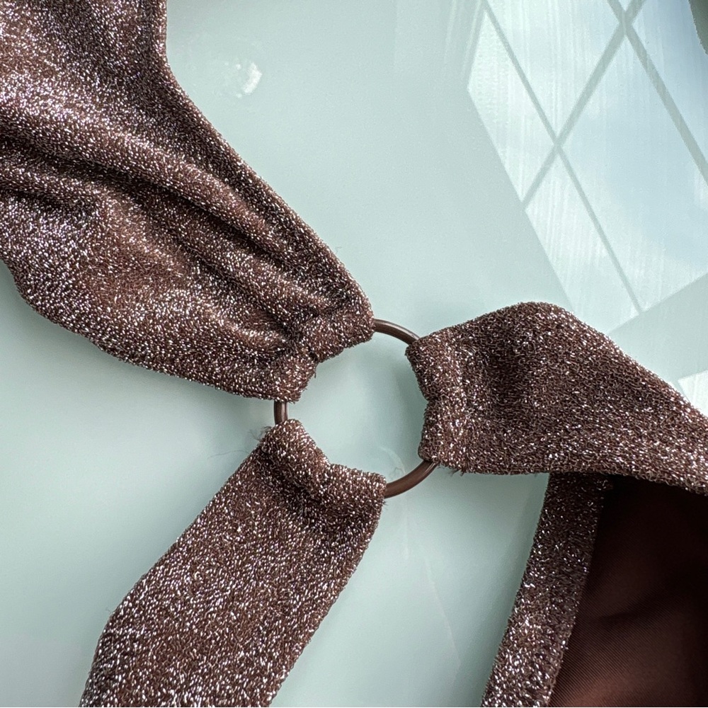 NWT Skims Glitter Monokini - Cocoa Brown - M - Picture 6 of 8
